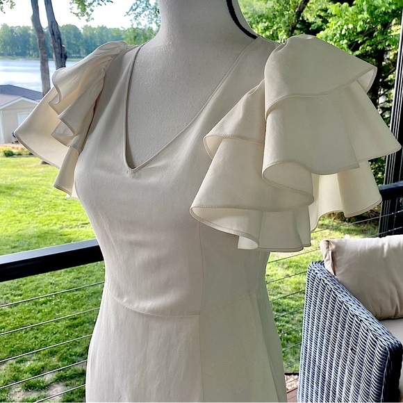 ⭐️STELLA MCCARTNEY “Miranda” Ruffle Dress. EU 34=US 0/2 —**See measurements ⭐️ - Picture 1 of 16